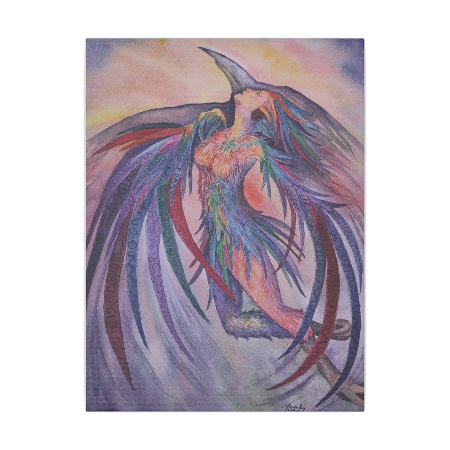 Genesis 12"x16" Canvas Print, Stretched, 0.75" depth