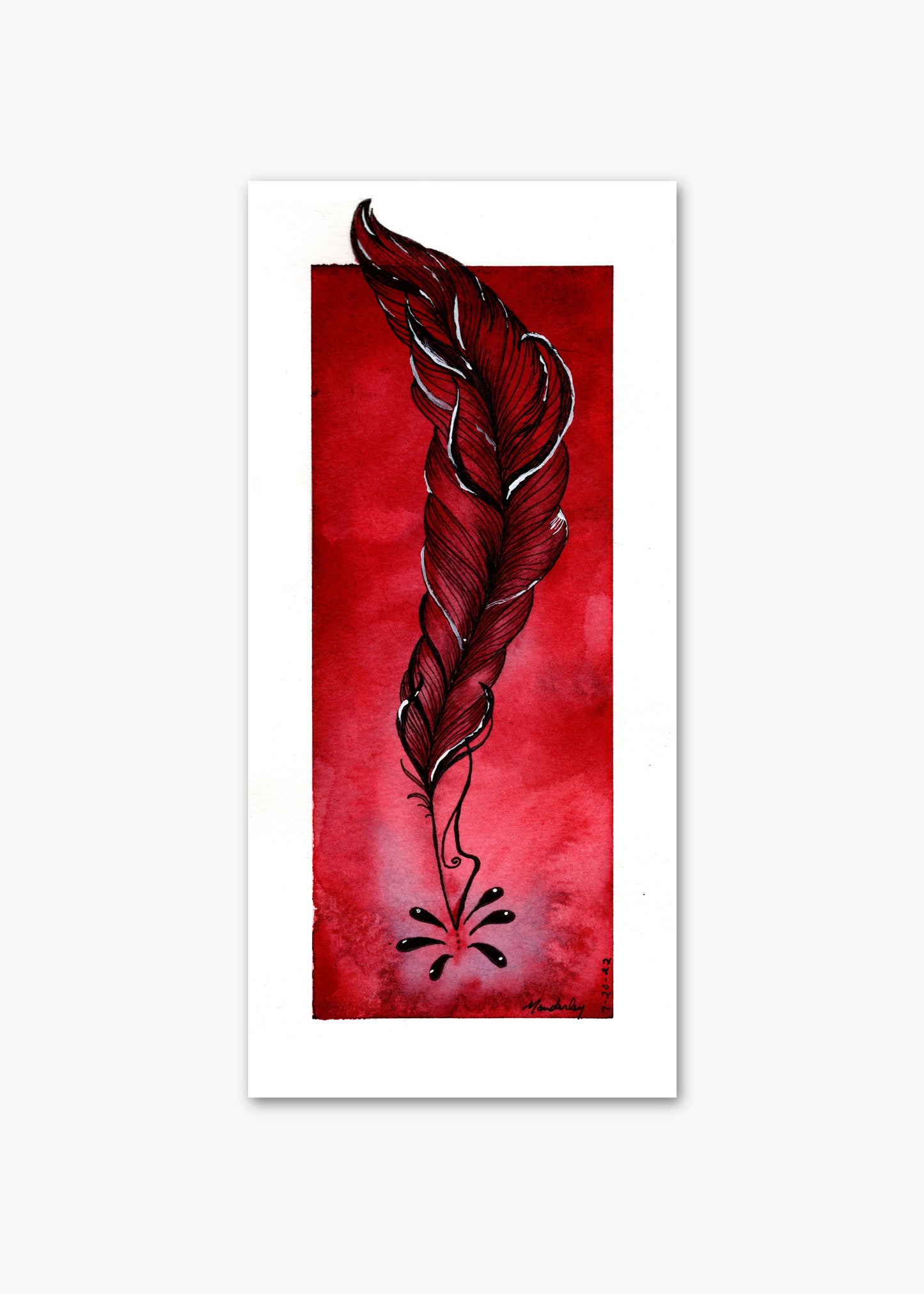 Inkdance Art Print 4x10