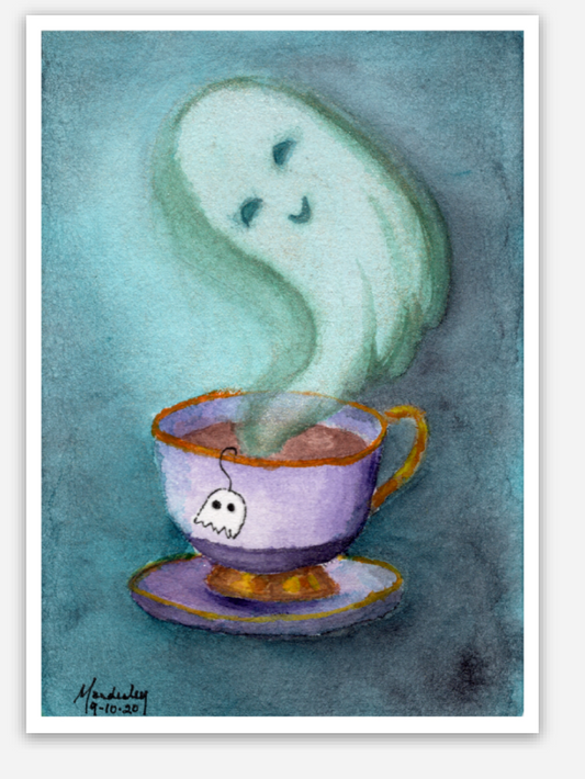 Tea Ghost Stickers