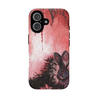 Creepy Bunny Tough Phone Case