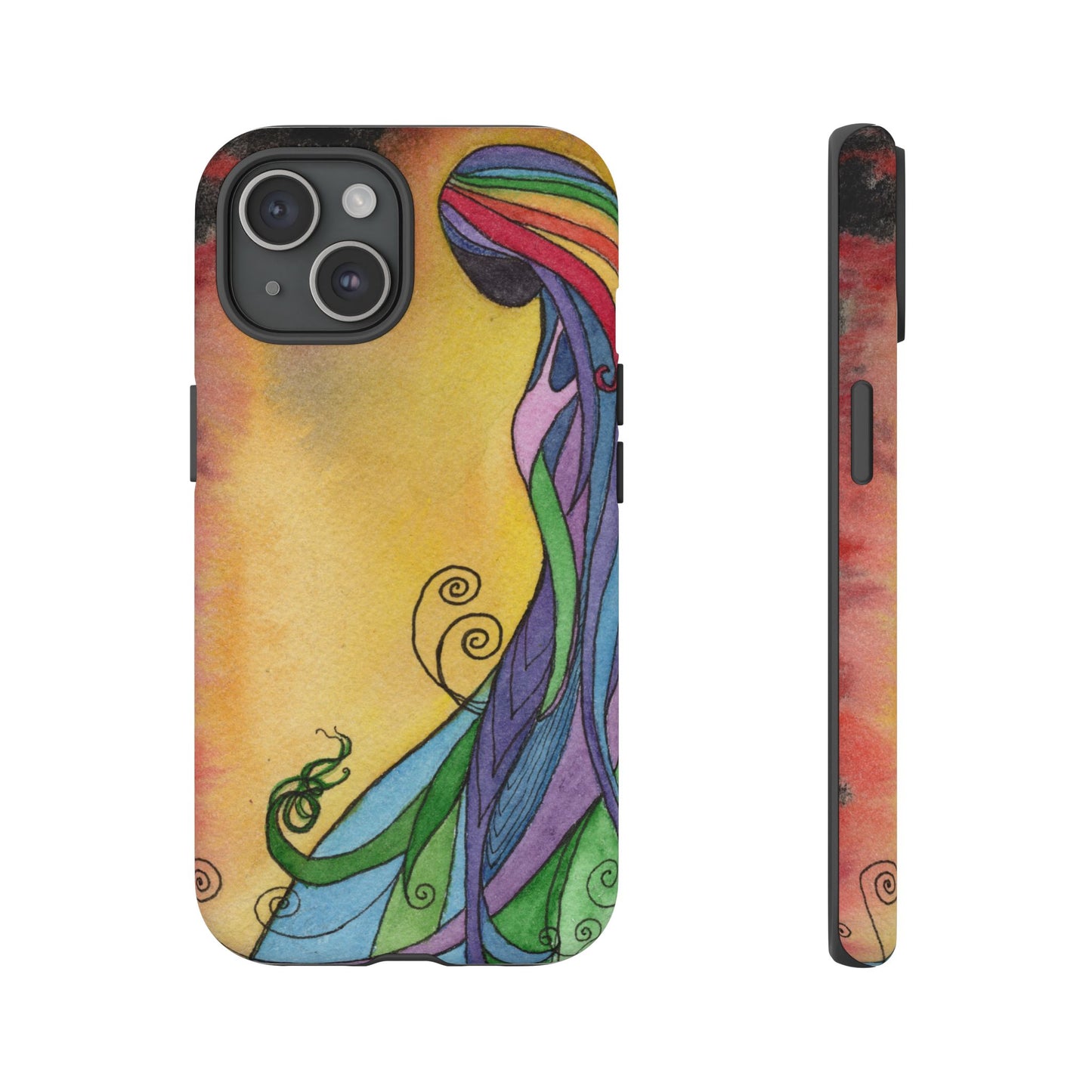 Rainbow Goddes Tough Phone Case