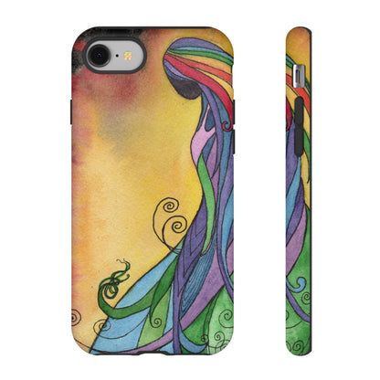 Rainbow Goddes Tough Phone Case