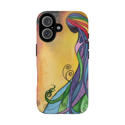 Rainbow Goddes Tough Phone Case