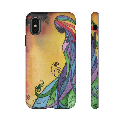 Rainbow Goddes Tough Phone Case