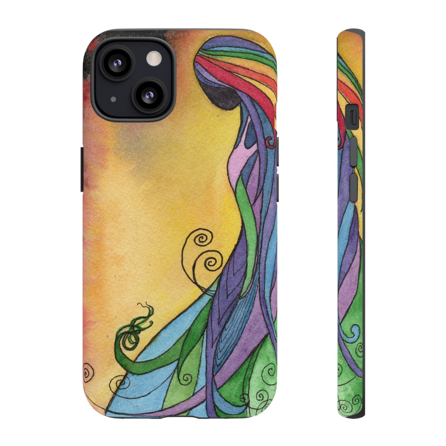 Rainbow Goddes Tough Phone Case