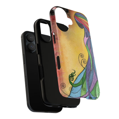 Rainbow Goddes Tough Phone Case