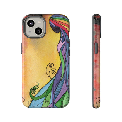 Rainbow Goddes Tough Phone Case