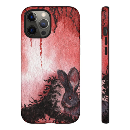 Creepy Bunny Tough Phone Case