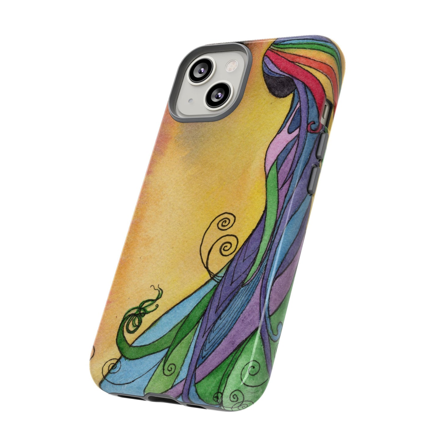 Rainbow Goddes Tough Phone Case