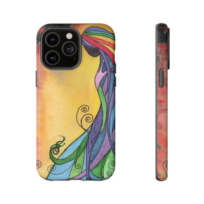 Rainbow Goddes Tough Phone Case