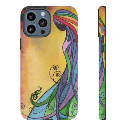 Rainbow Goddes Tough Phone Case