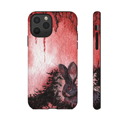 Creepy Bunny Tough Phone Case