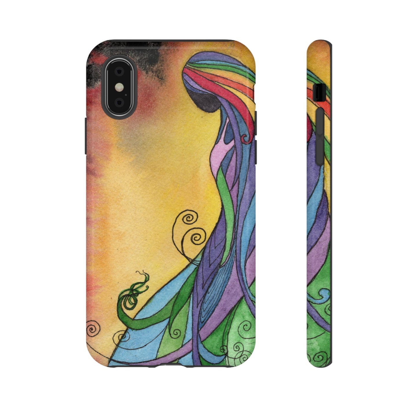 Rainbow Goddes Tough Phone Case