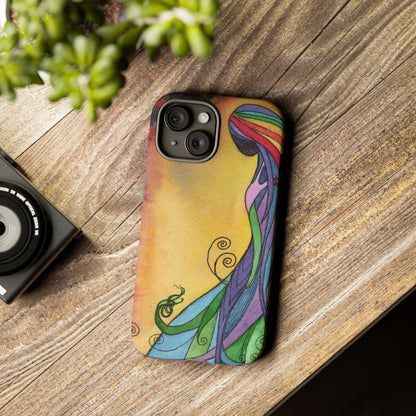 Rainbow Goddes Tough Phone Case