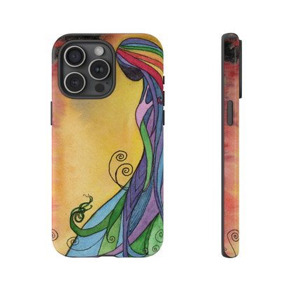 Rainbow Goddes Tough Phone Case