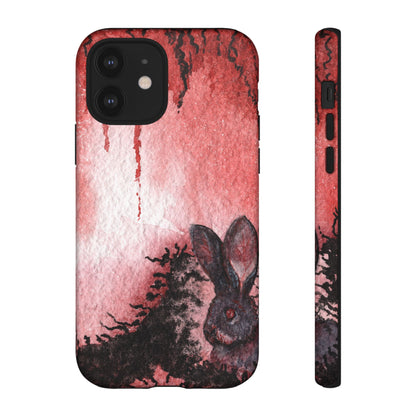 Creepy Bunny Tough Phone Case