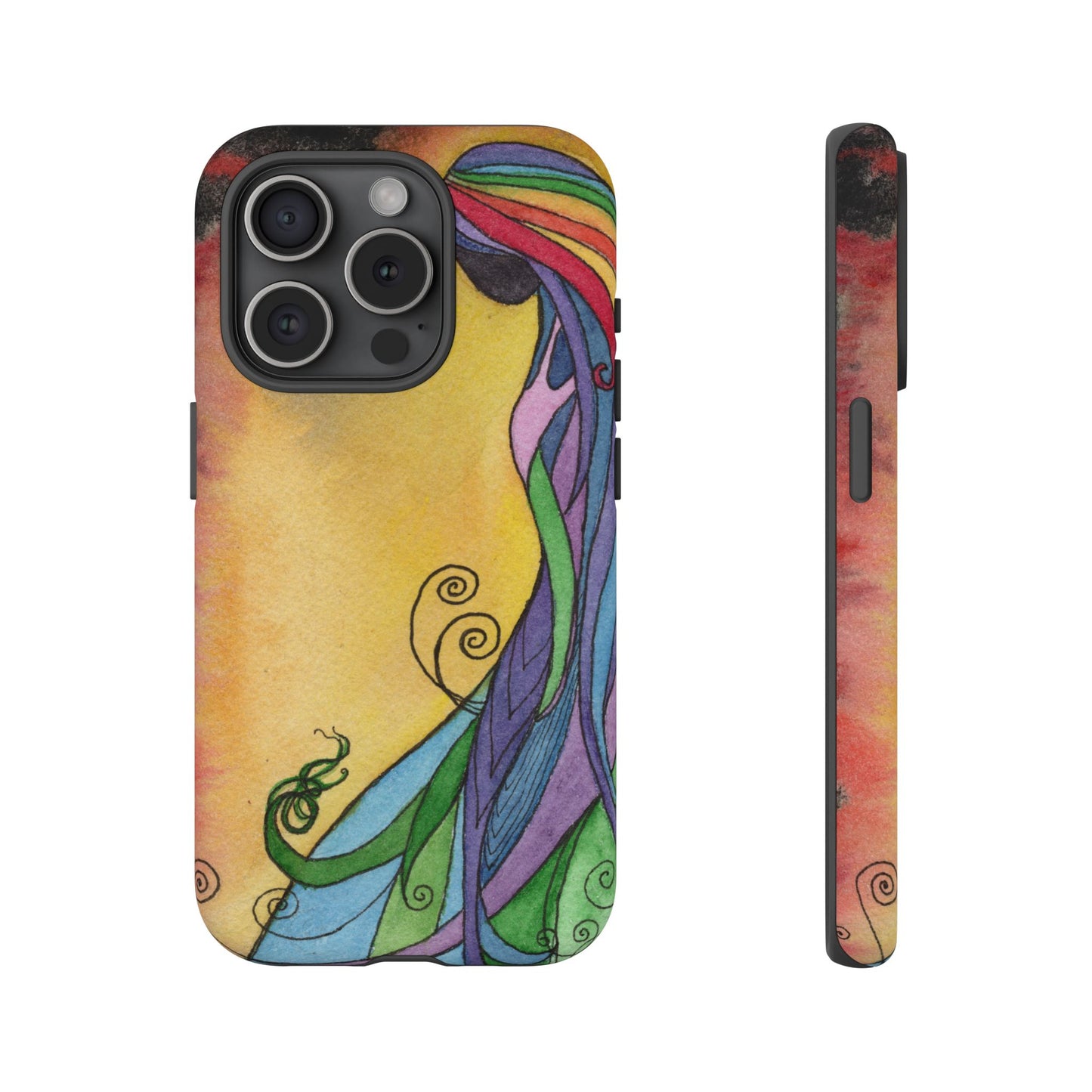 Rainbow Goddes Tough Phone Case