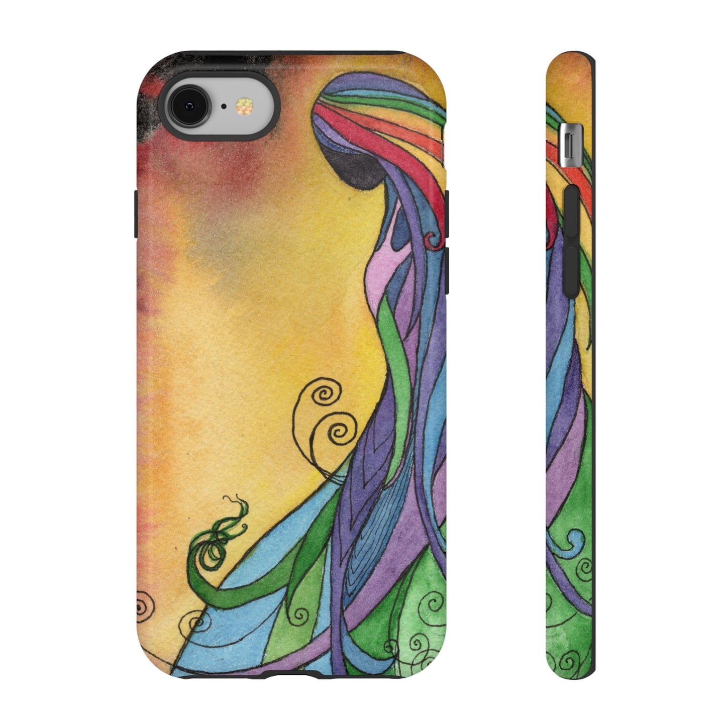 Rainbow Goddes Tough Phone Case