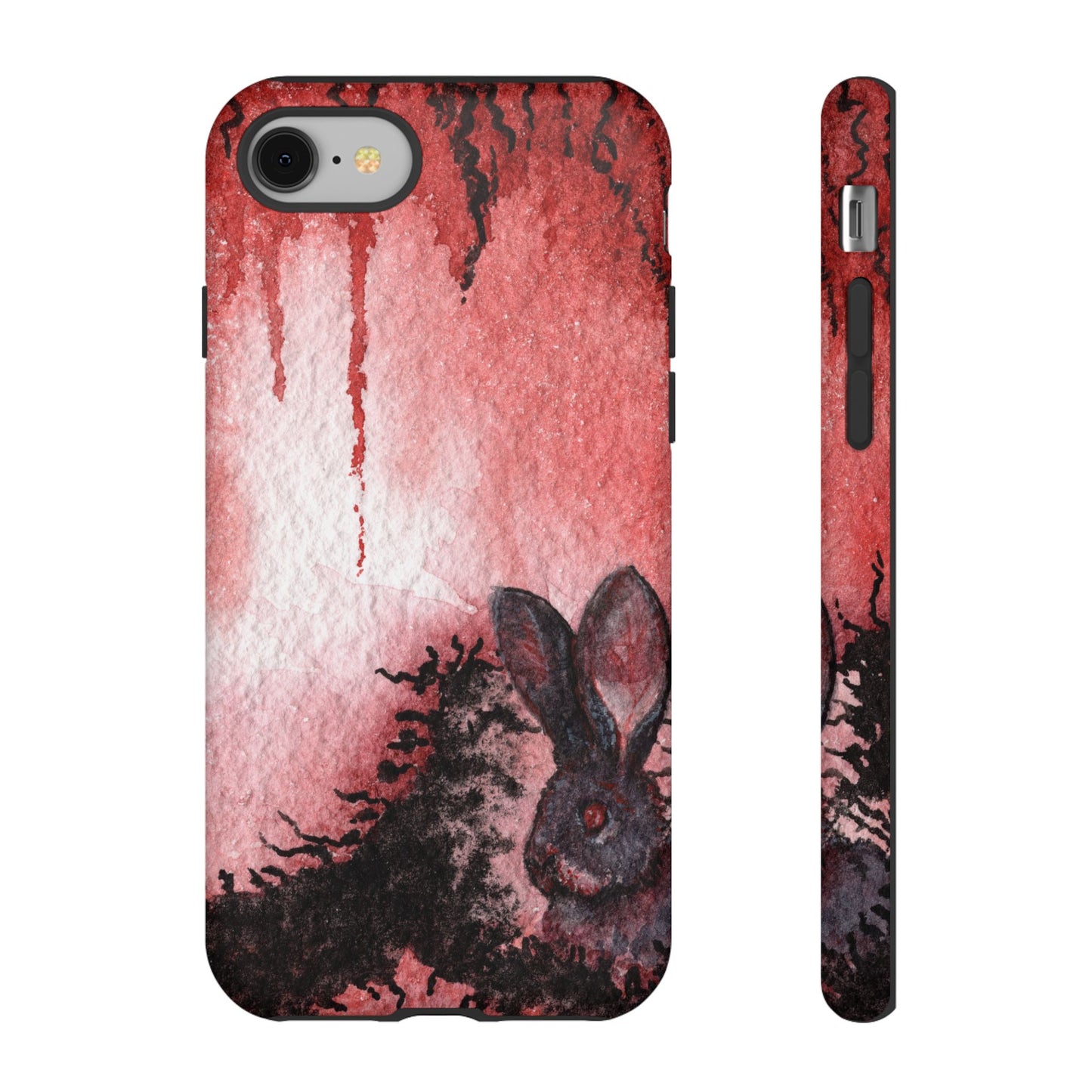 Creepy Bunny Tough Phone Case