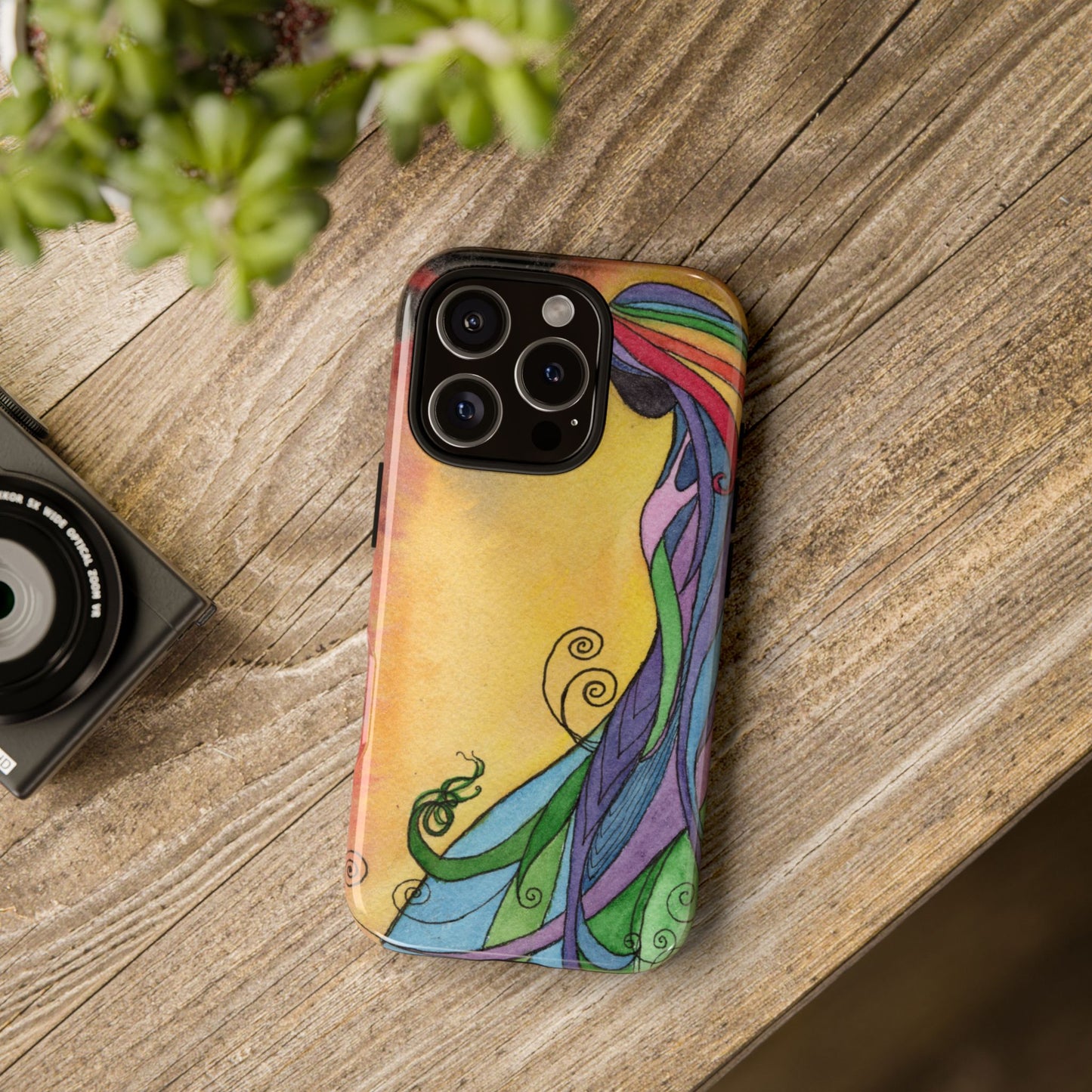 Rainbow Goddes Tough Phone Case