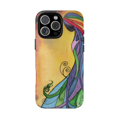 Rainbow Goddes Tough Phone Case