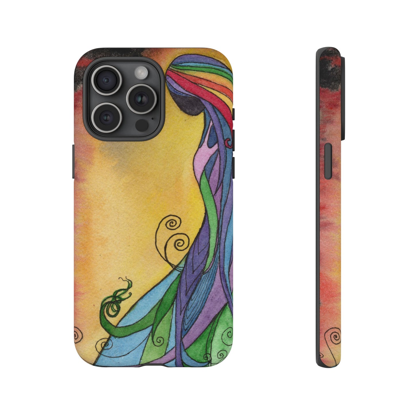 Rainbow Goddes Tough Phone Case