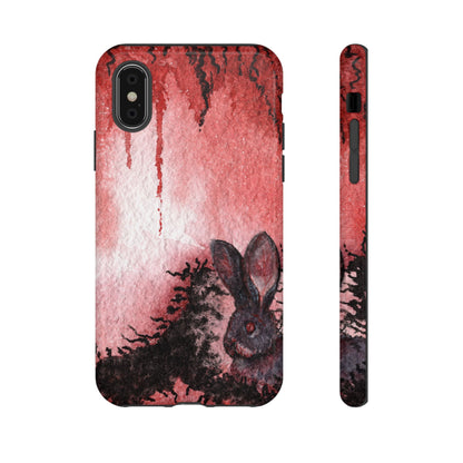 Creepy Bunny Tough Phone Case