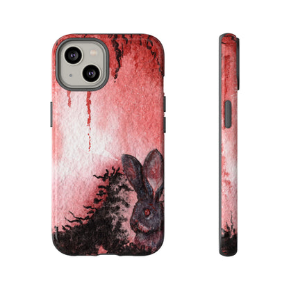 Creepy Bunny Tough Phone Case