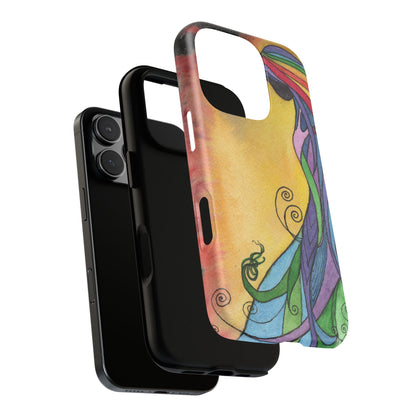 Rainbow Goddes Tough Phone Case