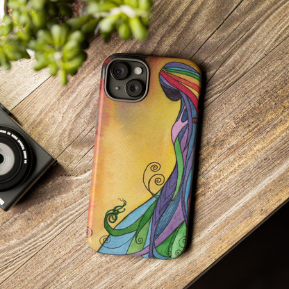 Rainbow Goddes Tough Phone Case