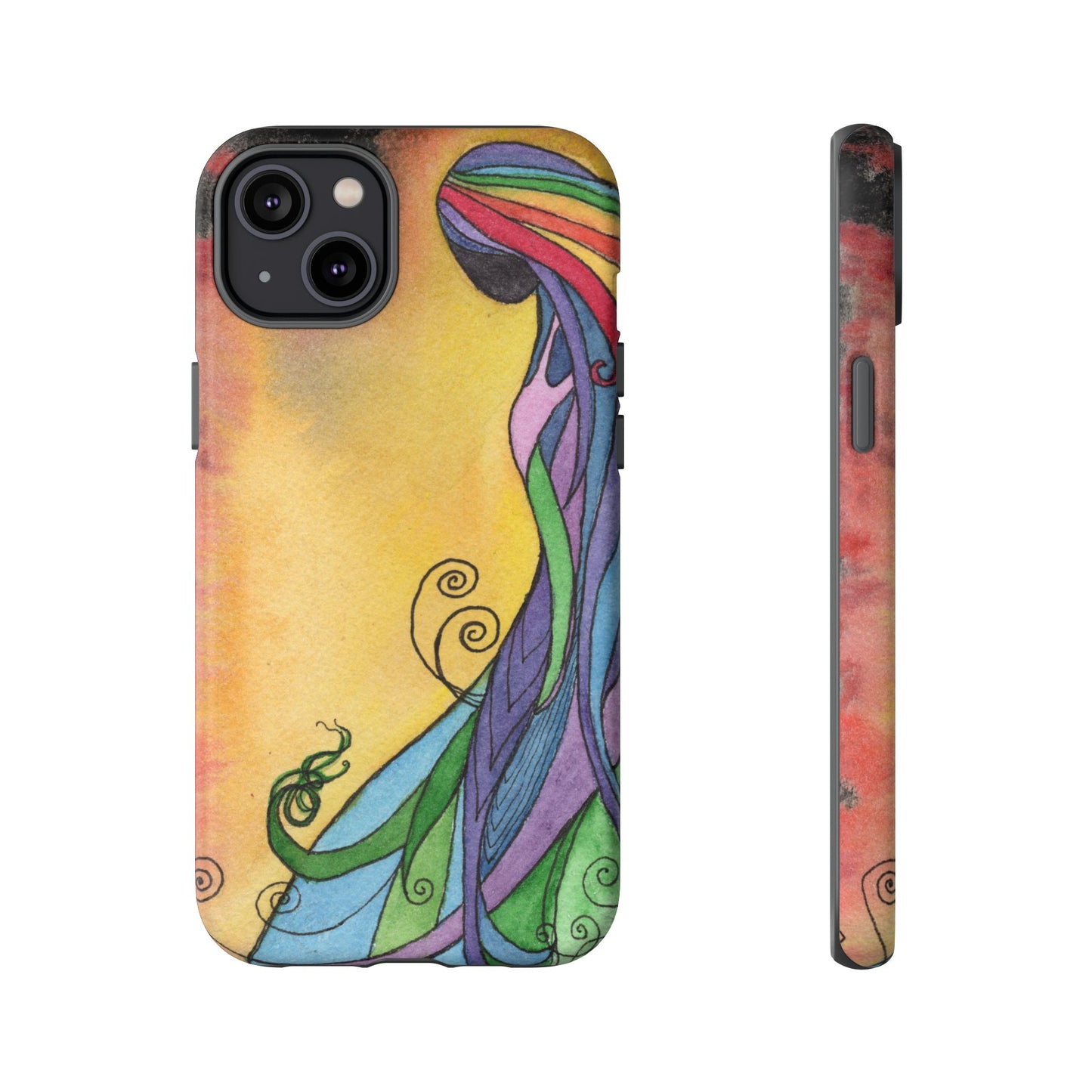 Rainbow Goddes Tough Phone Case