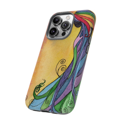 Rainbow Goddes Tough Phone Case