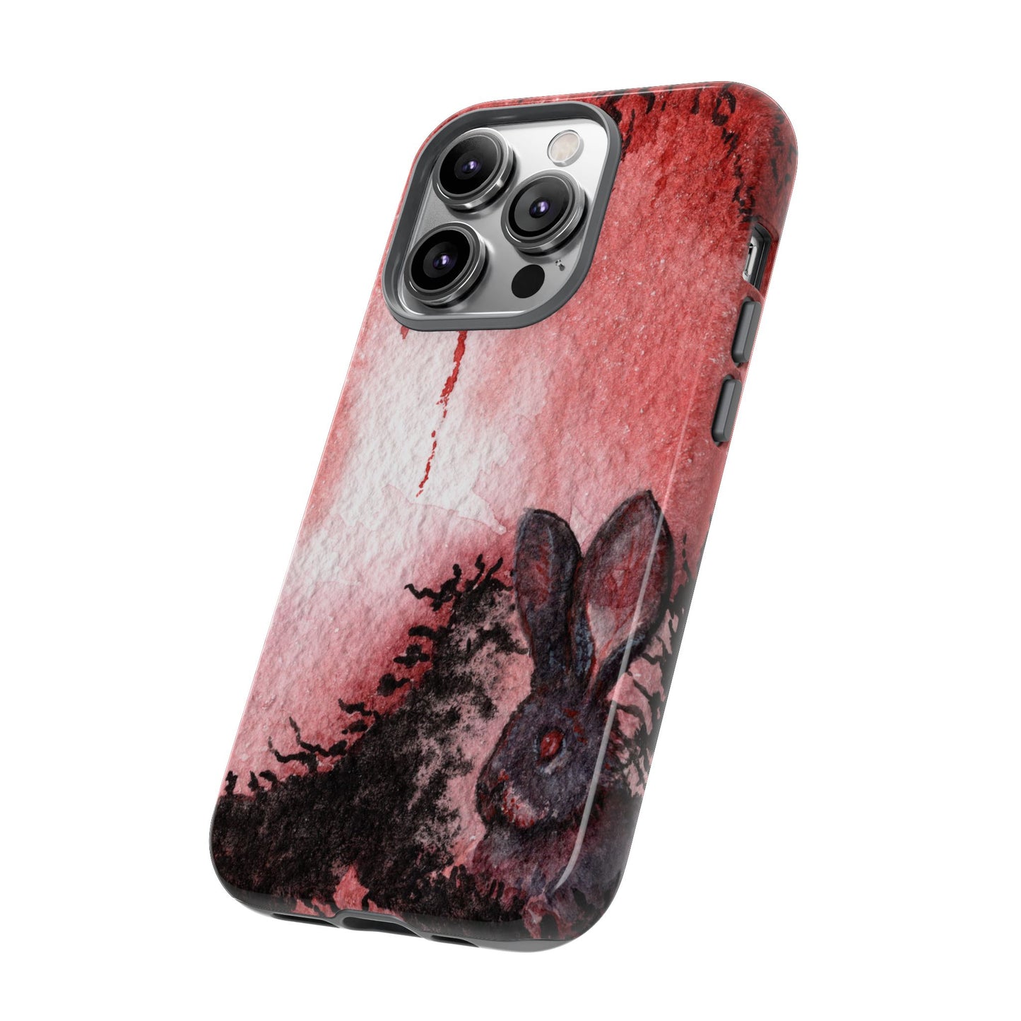 Creepy Bunny Tough Phone Case