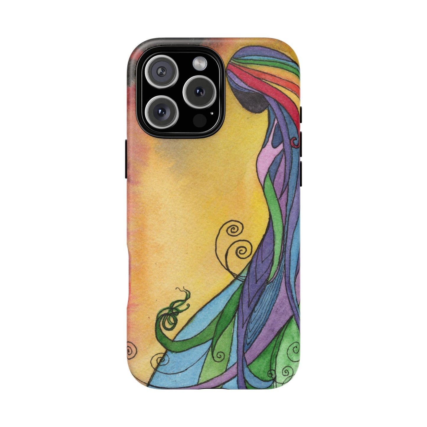 Rainbow Goddes Tough Phone Case