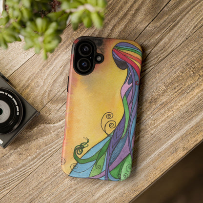 Rainbow Goddes Tough Phone Case