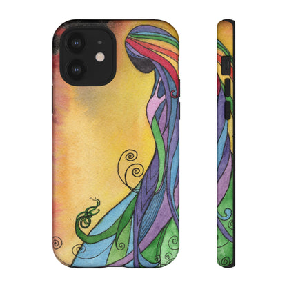 Rainbow Goddes Tough Phone Case