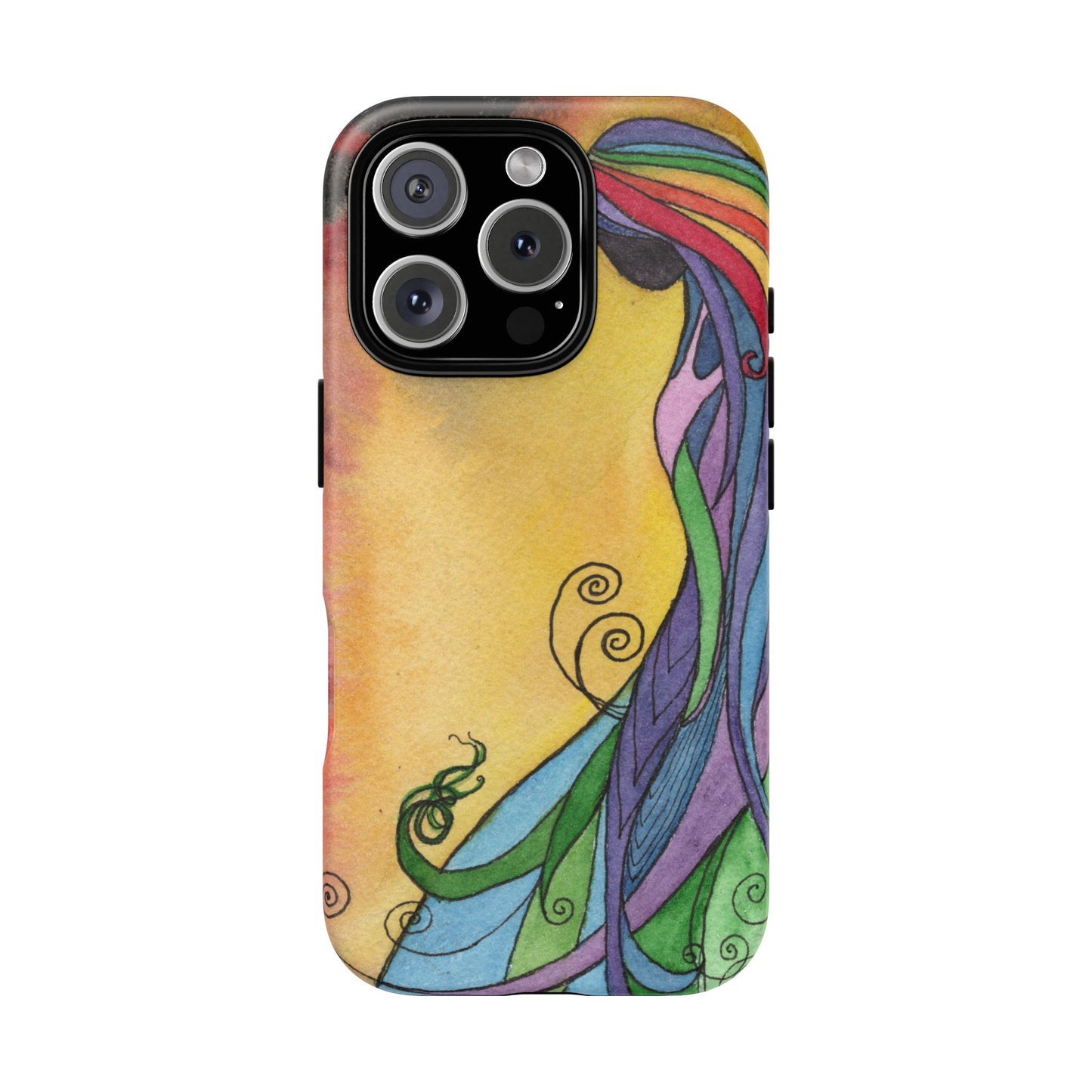 Rainbow Goddes Tough Phone Case