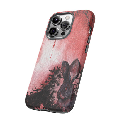 Creepy Bunny Tough Phone Case