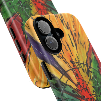 Rainbow Burst Tough Phone Case