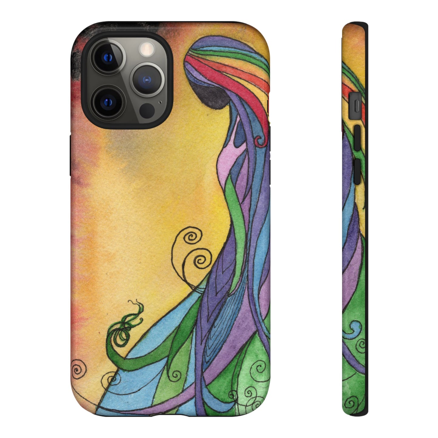 Rainbow Goddes Tough Phone Case