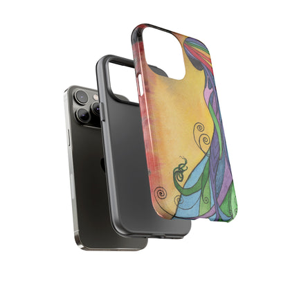 Rainbow Goddes Tough Phone Case