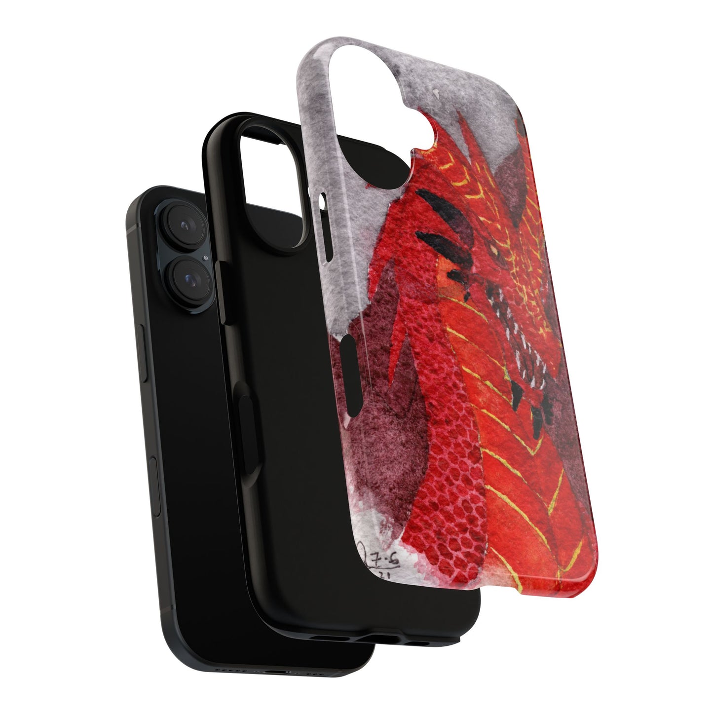 Red Dragon Tough Phone Case