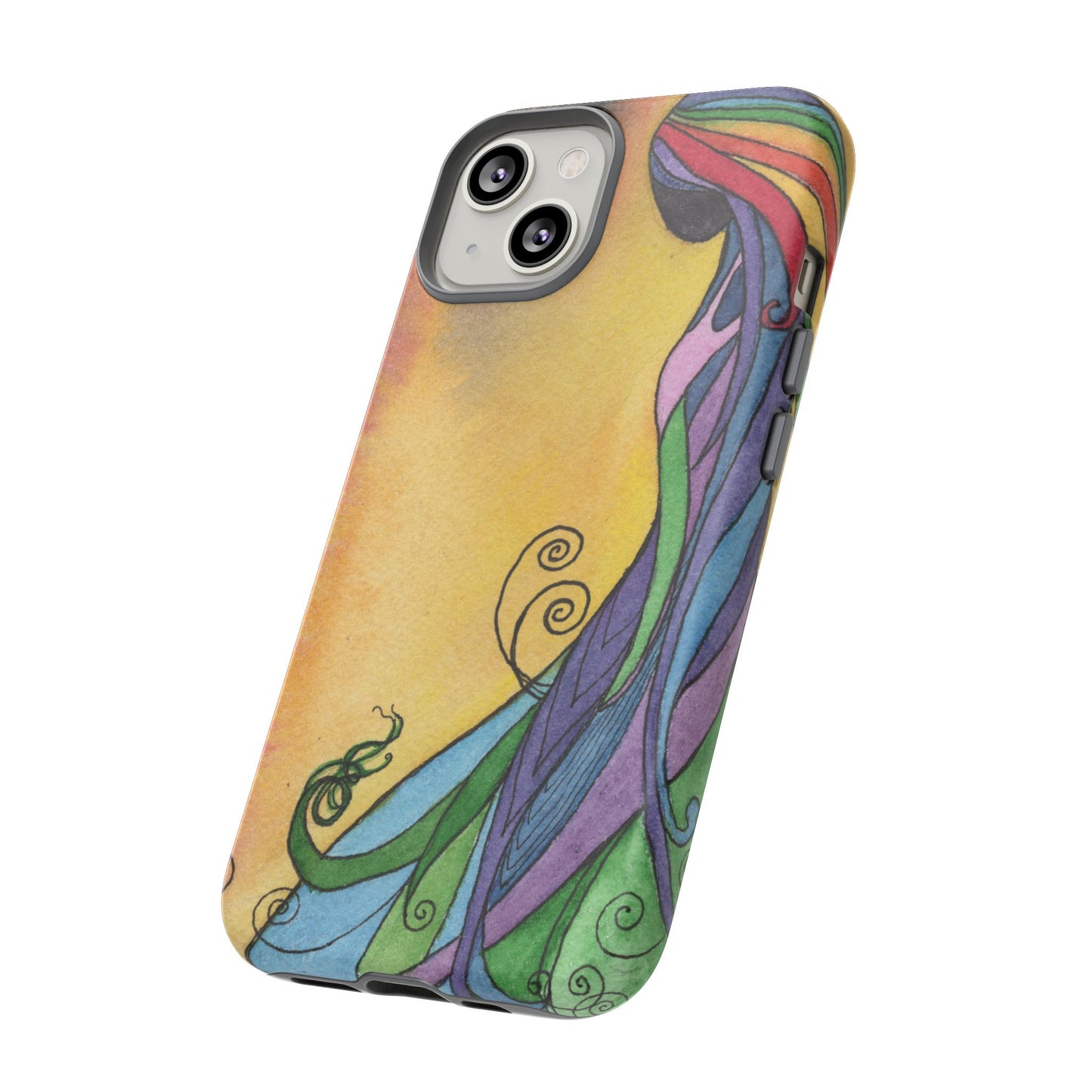 Rainbow Goddes Tough Phone Case