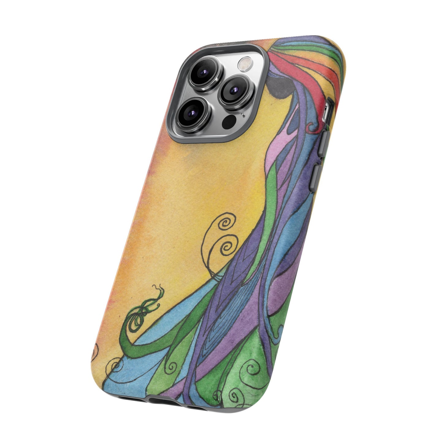 Rainbow Goddes Tough Phone Case