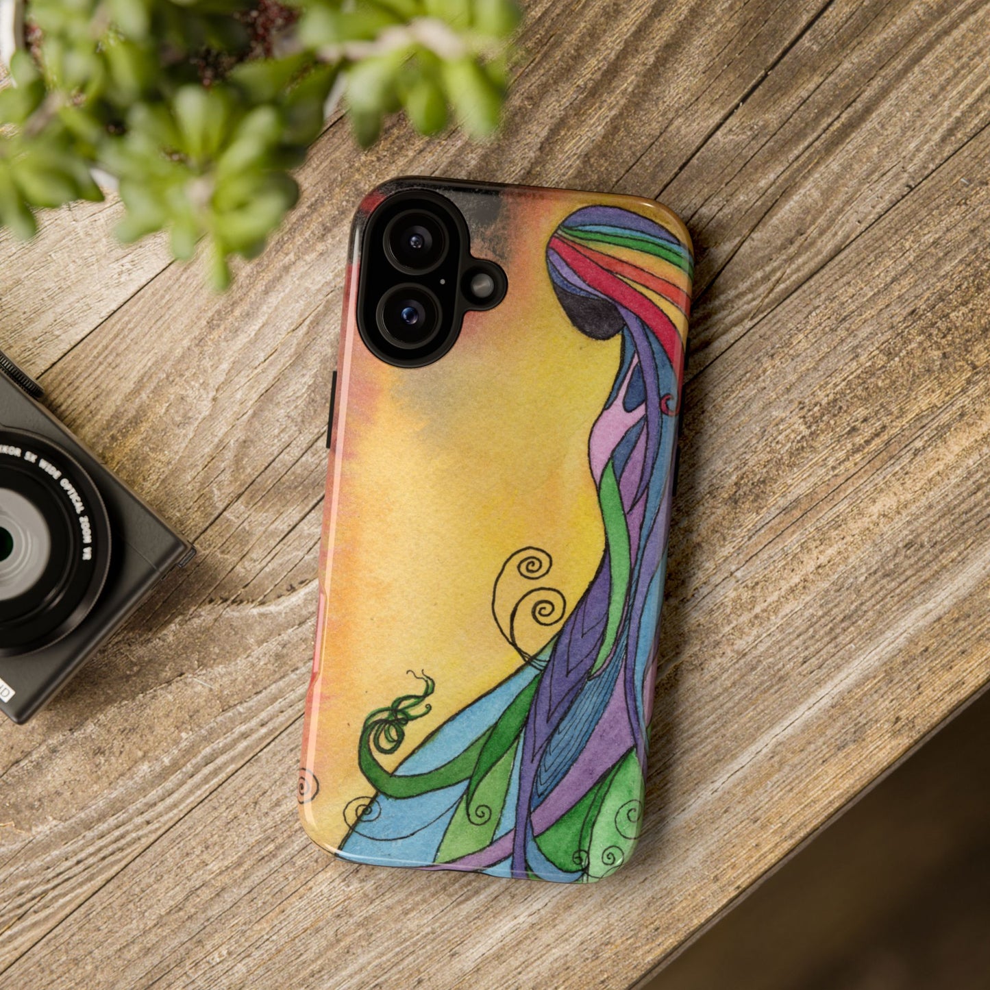 Rainbow Goddes Tough Phone Case