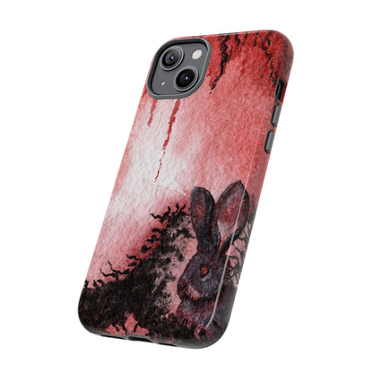 Creepy Bunny Tough Phone Case