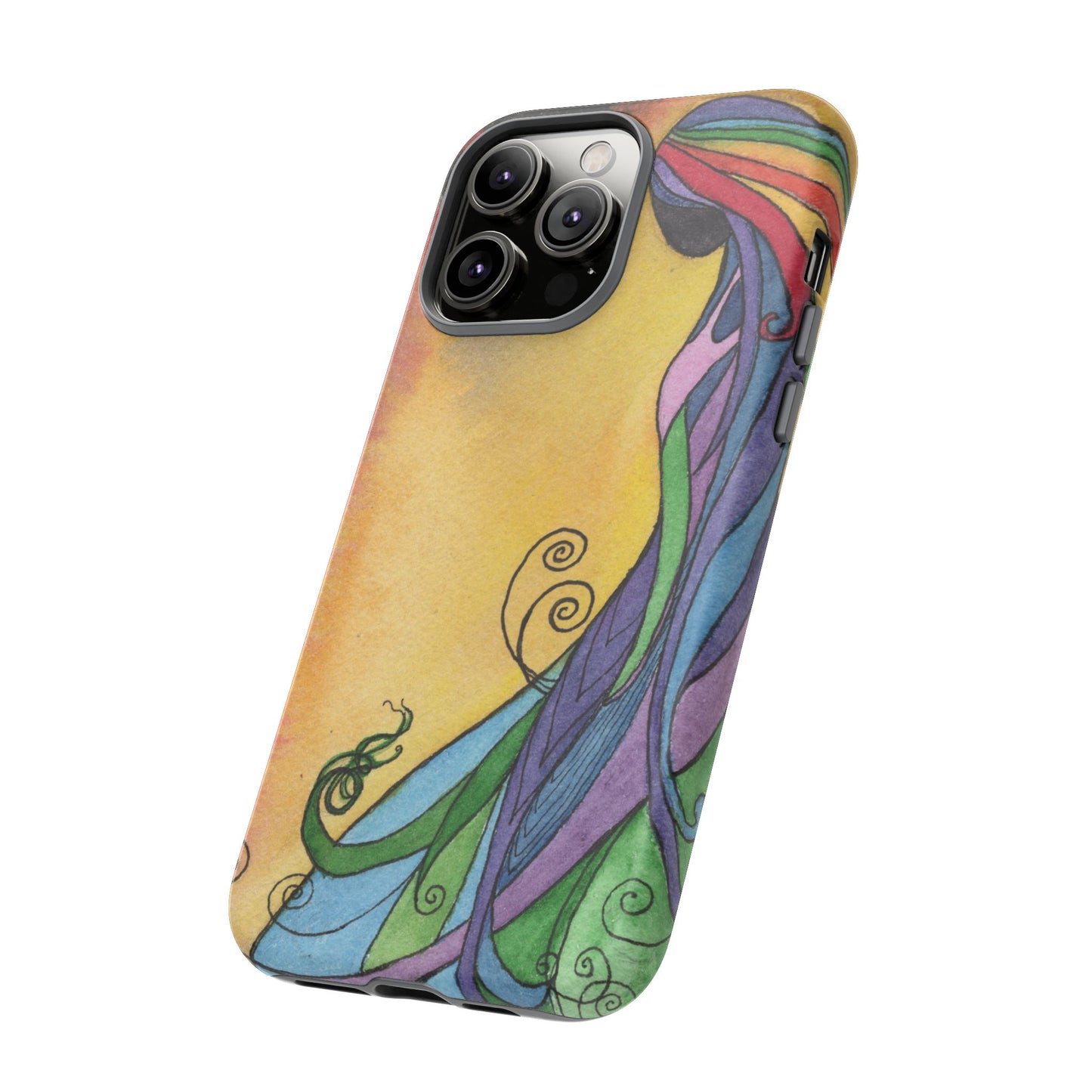 Rainbow Goddes Tough Phone Case