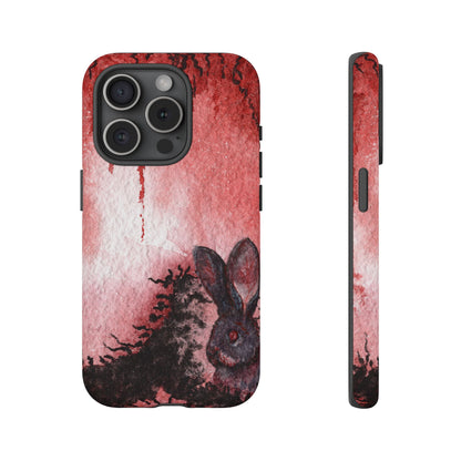 Creepy Bunny Tough Phone Case