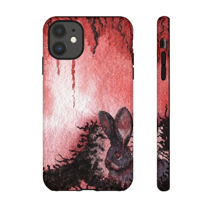 Creepy Bunny Tough Phone Case