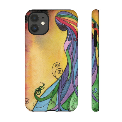 Rainbow Goddes Tough Phone Case